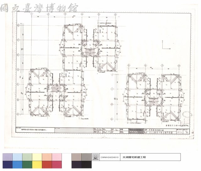 B,C,D棟標準層結構平面圖藏品圖，第1張