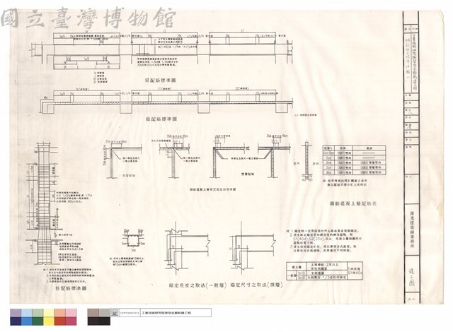 鋼筋施工標準詳圖(二)藏品圖，第1張