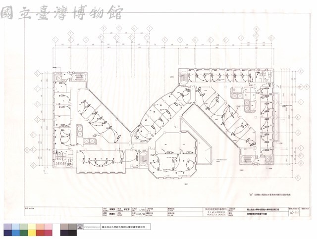 陸樓配電控制配置平面圖藏品圖，第1張
