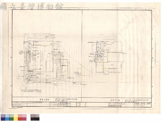壹、貳層給水平面圖藏品圖，第1張