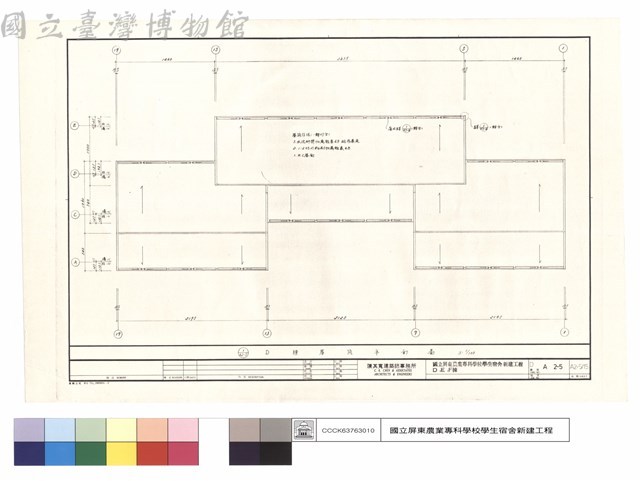 D棟屋頂平面圖藏品圖，第1張