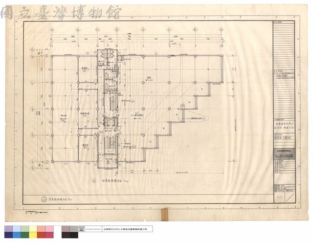 圖書館三樓平面藏品圖，第1張