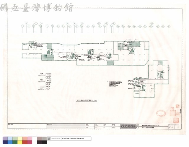 地下一層給水平面配置圖藏品圖，第1張