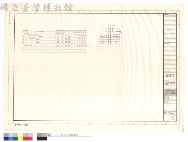 負載表、開關箱結線圖藏品圖，第1張