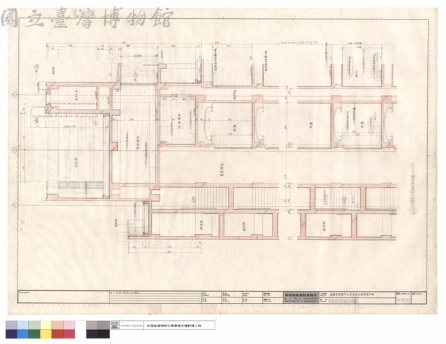 丙樓梯及電梯剖面圖藏品圖，第1張