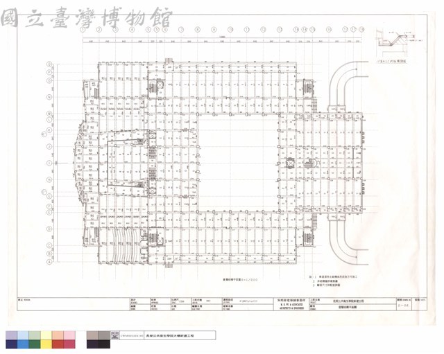壹層結構平面圖藏品圖，第1張