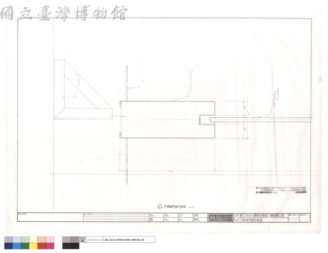 不鏽鋼門固定詳圖藏品圖，第1張