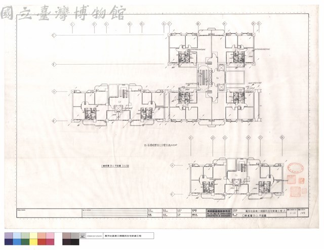 C棟貳層排水平面圖藏品圖，第1張