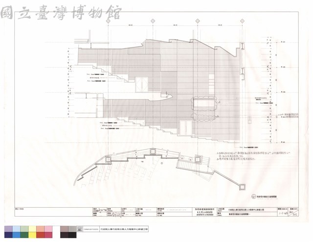 集會堂內牆面立面展開圖一藏品圖，第1張