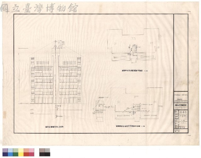電氣工程 屋頂層動力幹線、弱電設備平面圖藏品圖，第1張