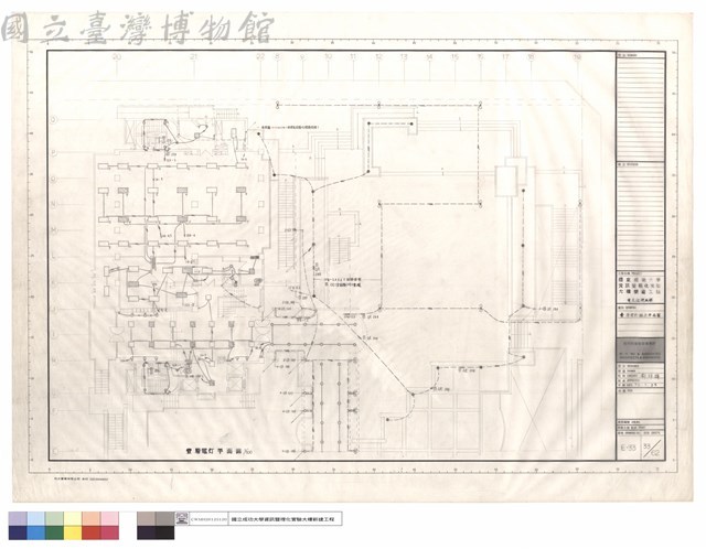 壹層電燈插座平面圖藏品圖，第1張