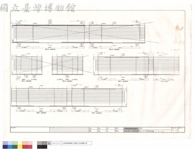 B2F地梁配筋圖(三)FB15,FB16藏品圖，第1張