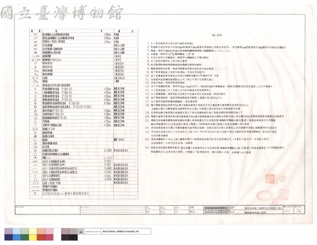 電氣圖例與施工說明藏品圖，第1張