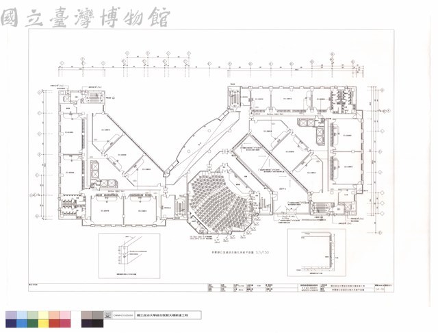 參層辦公室通訊自動化系統平面圖藏品圖，第1張