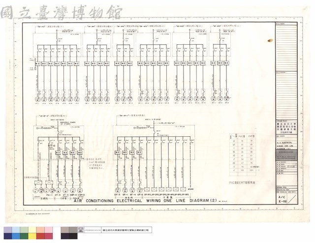A/C ELECTRICAL WIRING ONE LINE DIAGRAM（2）藏品圖，第1張
