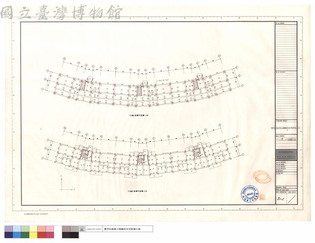 F(C)棟1,2F結構平面藏品圖，第1張