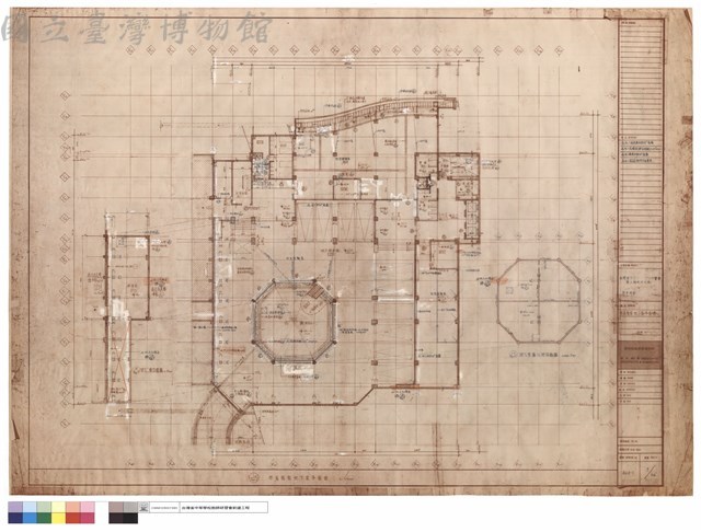 學員宿舍地下室平面圖藏品圖，第1張