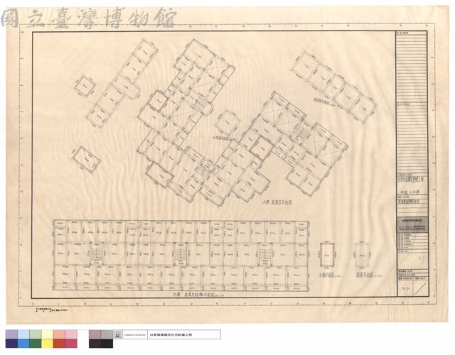 屋頂層結構平面圖藏品圖，第1張