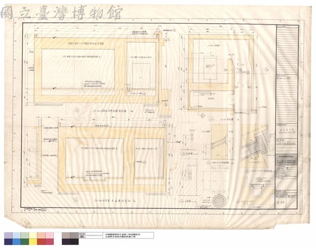 CO-60平面、剖面詳圖藏品圖，第1張