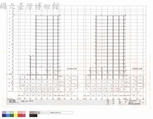 結構立面圖(1)藏品圖，第1張
