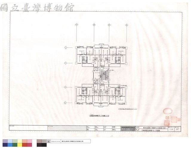 B棟拾壹至拾肆層撒水平面圖藏品圖，第1張