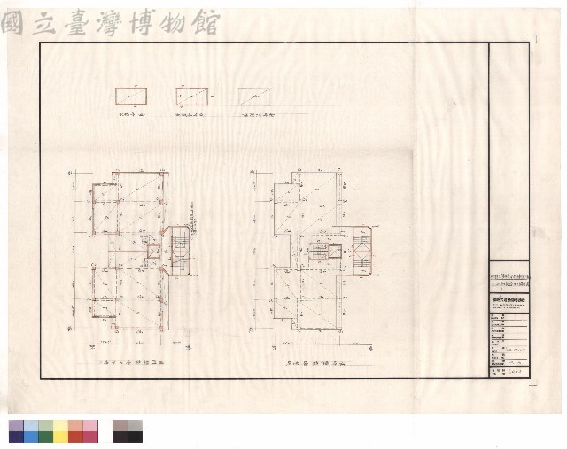 二至屋頂層結構平面藏品圖，第1張