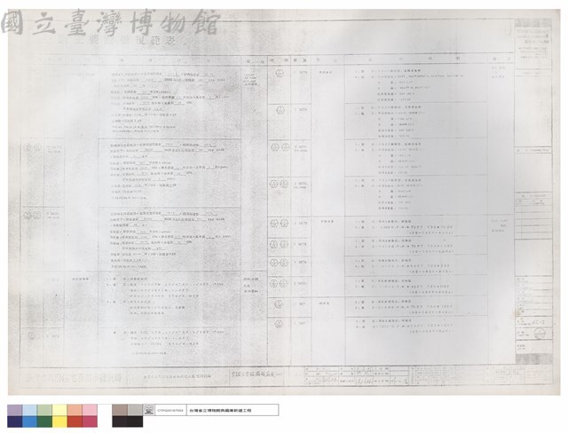 空調主要設備規範表(二)藏品圖，第1張