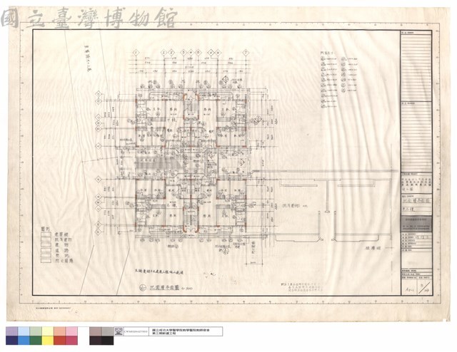 地面層平面圖(甲,乙棟)藏品圖，第1張