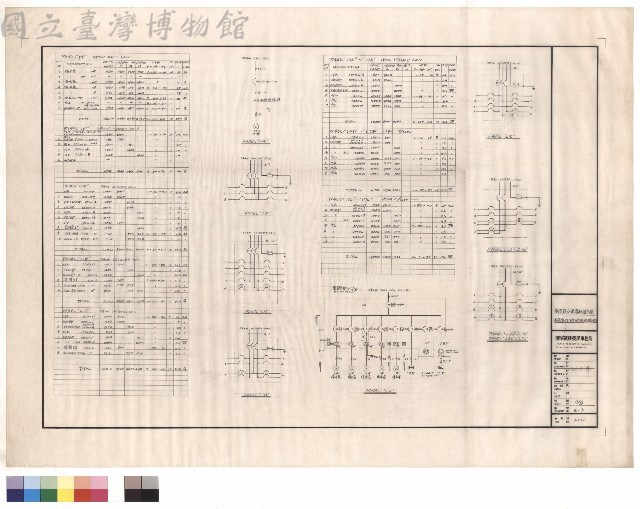 負載表及開關箱接線圖藏品圖，第1張