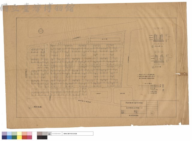 基地配置圖,排水系統圖藏品圖，第1張