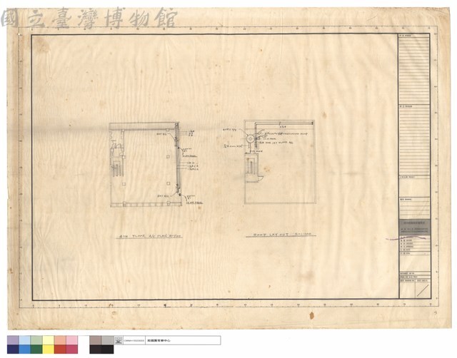 4TH FLOOR A/C OLAN、ROOF LAY OUT藏品圖，第1張