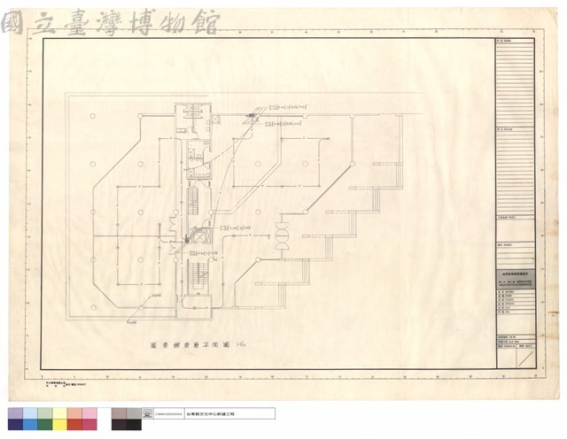 圖書館壹層平面圖藏品圖，第1張