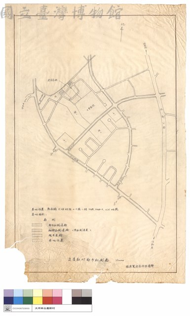 台產新村都市計畫圖藏品圖，第1張