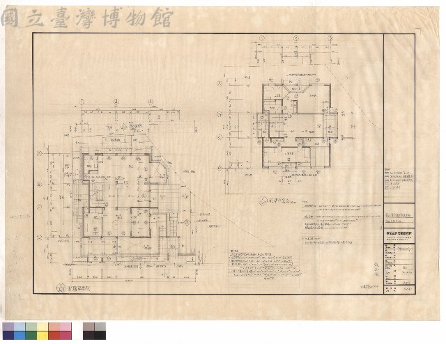 2&1FL PLAN/壹層及貳層平面圖藏品圖，第1張