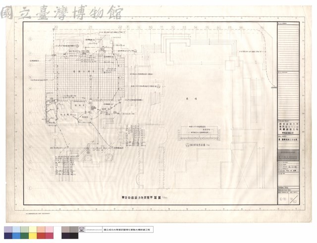 壹層幹線動力平面圖藏品圖，第1張