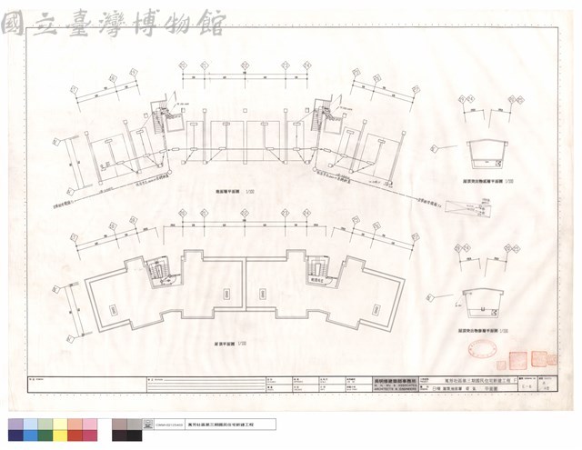B棟屋頂,地面層電氣平面圖藏品圖，第1張