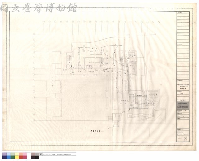 貳層平面圖(學員宿舍)藏品圖，第1張