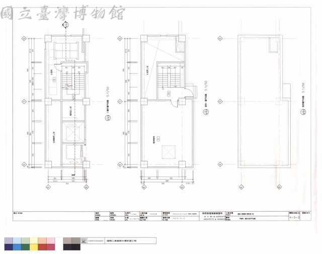 甲樓梯、電梯及廁所平面圖藏品圖，第1張