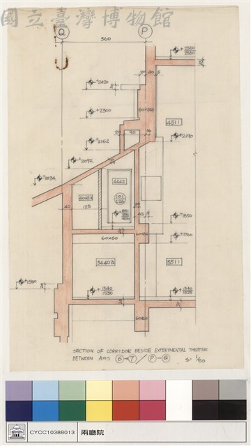 SECTION OF CORRIDOR BESIDE EXPERIMENTAL THEATER藏品圖，第1張