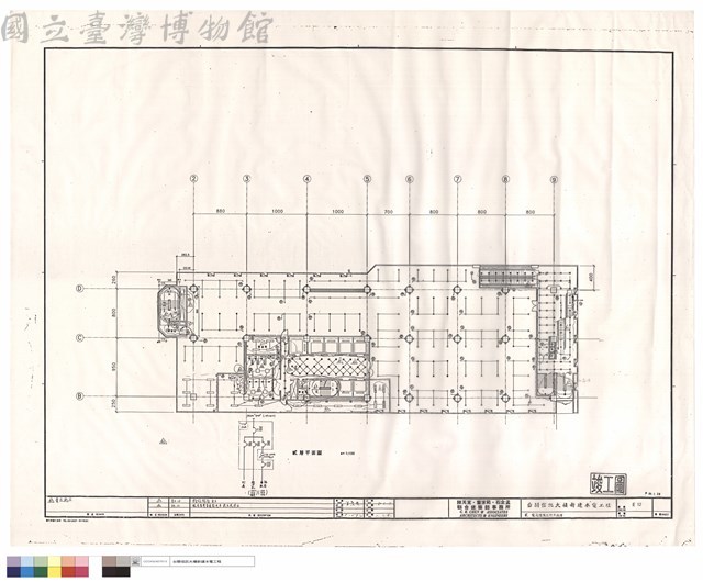 貳層電氣設備工程平面圖藏品圖，第1張