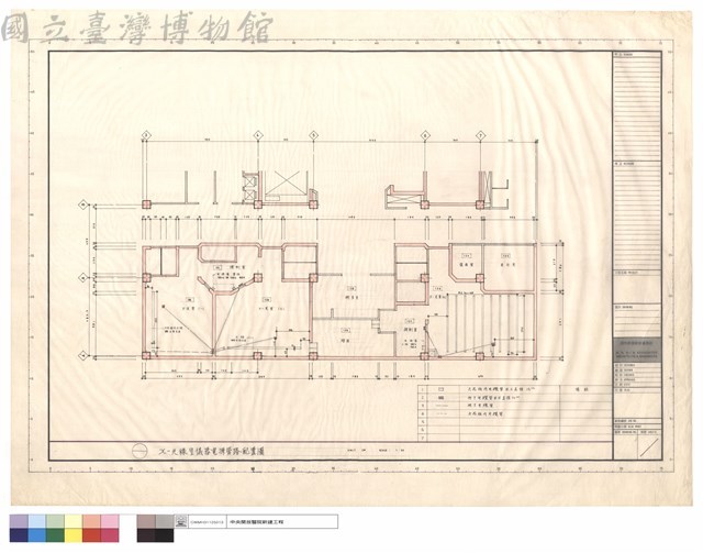 X-光線室儀器電源管路配置圖藏品圖，第1張