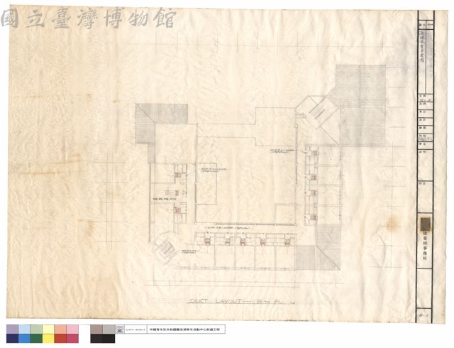 五樓風管平面圖藏品圖，第1張