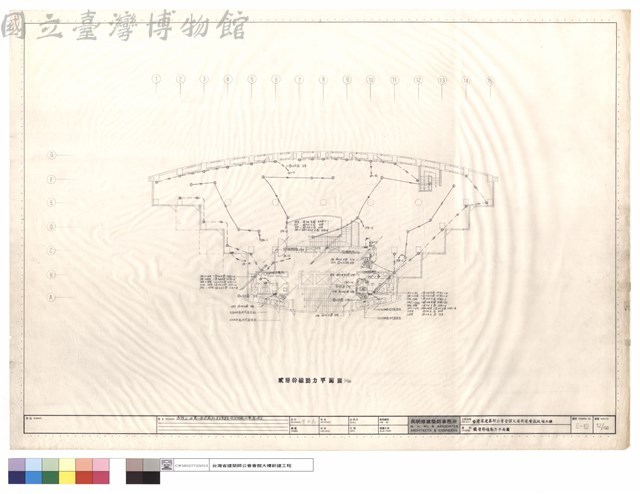 貳層幹線動力平面圖藏品圖，第1張