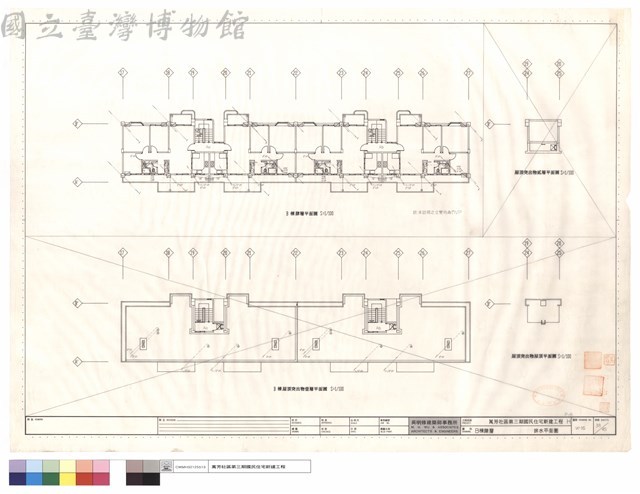 B棟肆層排水平面圖藏品圖，第1張