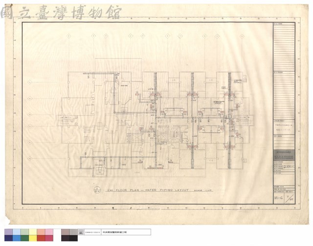 2ND FLOOR PLAN - WATER PIPING LAYOUT藏品圖，第1張