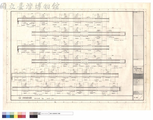 樑結構詳細圖1~3層G10、G11、G12、G13、G14、G14a、G10a藏品圖，第1張
