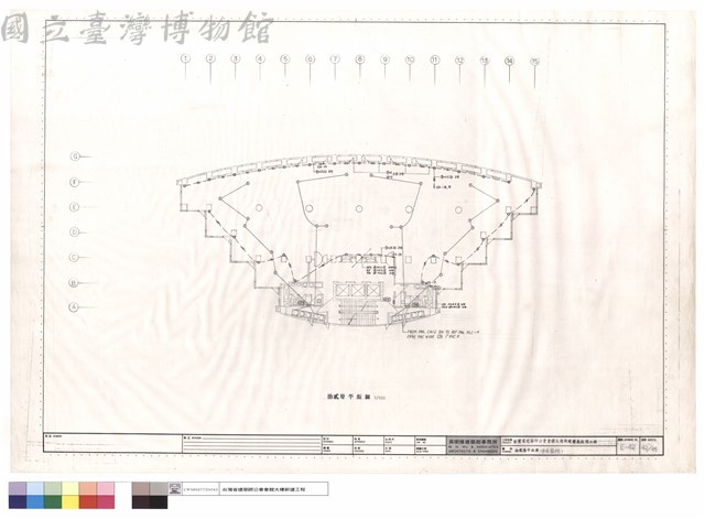 拾貳層平面圖(中央監控)藏品圖，第1張