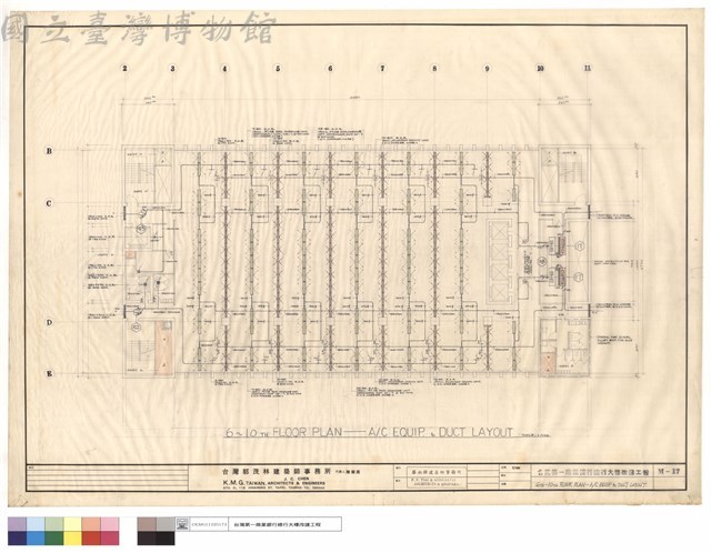 6TH~10TH FLOOR PLAN-A/C EQUIP. & DUCT LAYOUT藏品圖，第1張