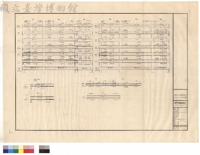 b1、b2、b3、B3~B8配筋藏品圖，第1張