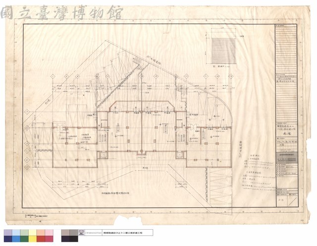 地下室平面圖(A座)藏品圖，第1張